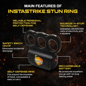 ️💥 2026 Hot Sale 70% OFF ️🔥 POWERSTRIKE Extreme 67,000,000 SUPTRUCK™ Knuckle Stun Ring ⚡
