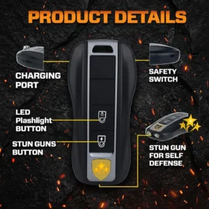 🔦 SUPTRUCK™ Voltax ShockForce 75M Stun Car Keychain ⚡ 2026 Flash Sale 75% OFF ️