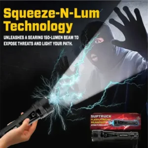 SUPTRUCK™ Flash Power X95 Hi-Tech Flashlight Defend with Max Power