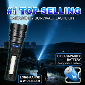 💥 2026 Flash Deal 50% OFF ️🔦 SUPTRUCK™ 5 Modes Powerful Emergency Survival Flashlights
