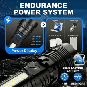 💥 2026 NEW Upgraded ️🔦 SUPTRUCK™ 5 Modes Powerful Emergency Survival Flashlights