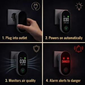 🛡️ 2026 Upgraded 70% OFF 🔔 SUPTRUCK 4in1 Safety CO Detector ⚠️ Air Safety Monitor
