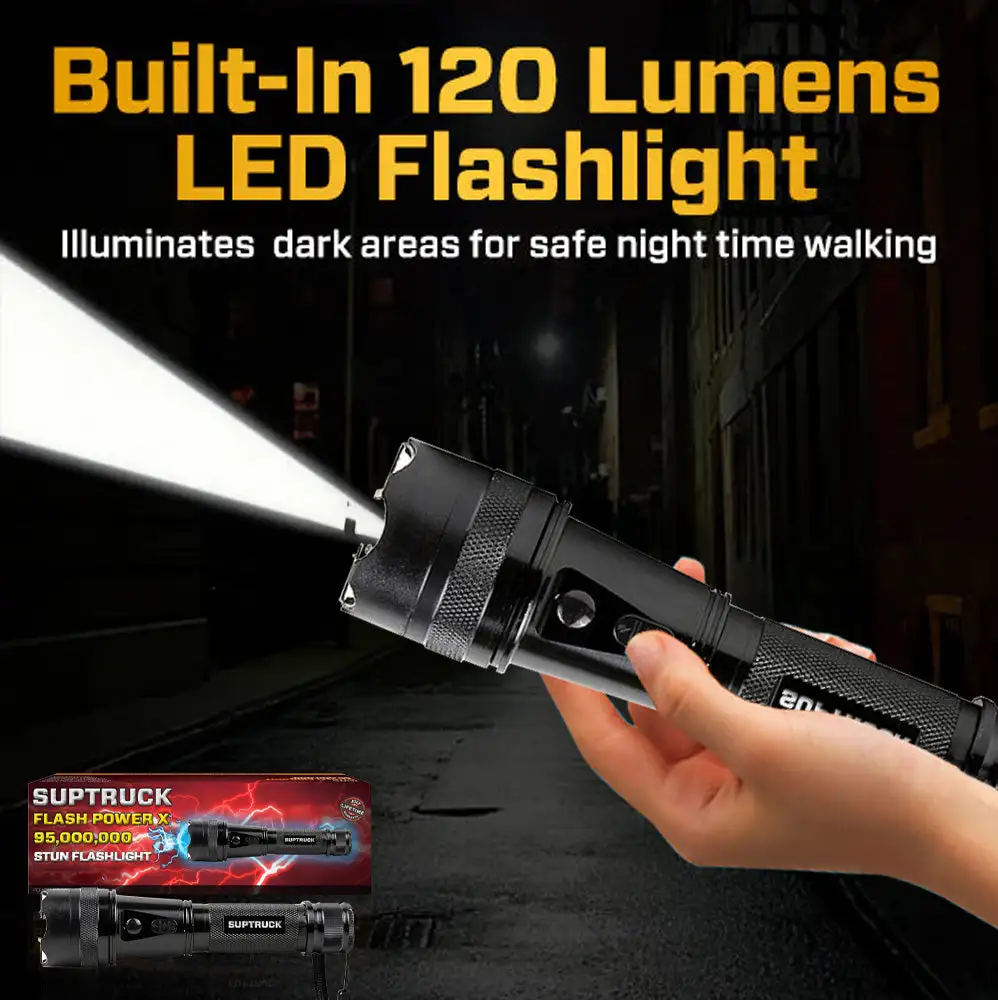 💥 2026 Hot Deals 70% OFF ️🔦 SUPTRUCK™ Flash Power X95 Hi-Tech Flashlight ⚡ Defend with Max Power